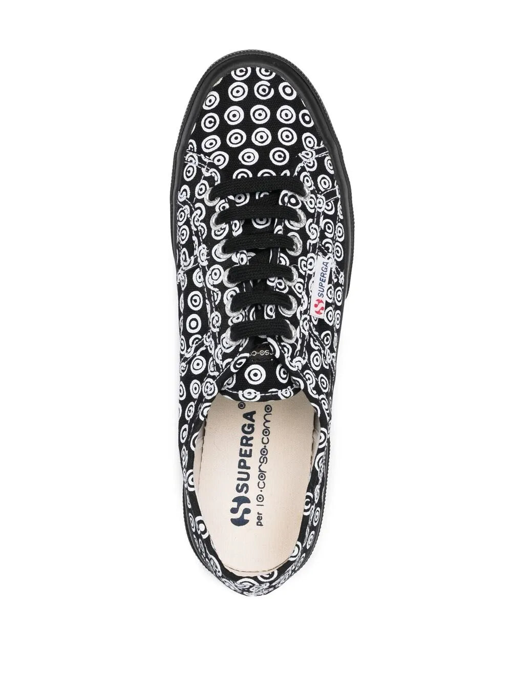 X Superga Graphic Print Low-Top Sneakers