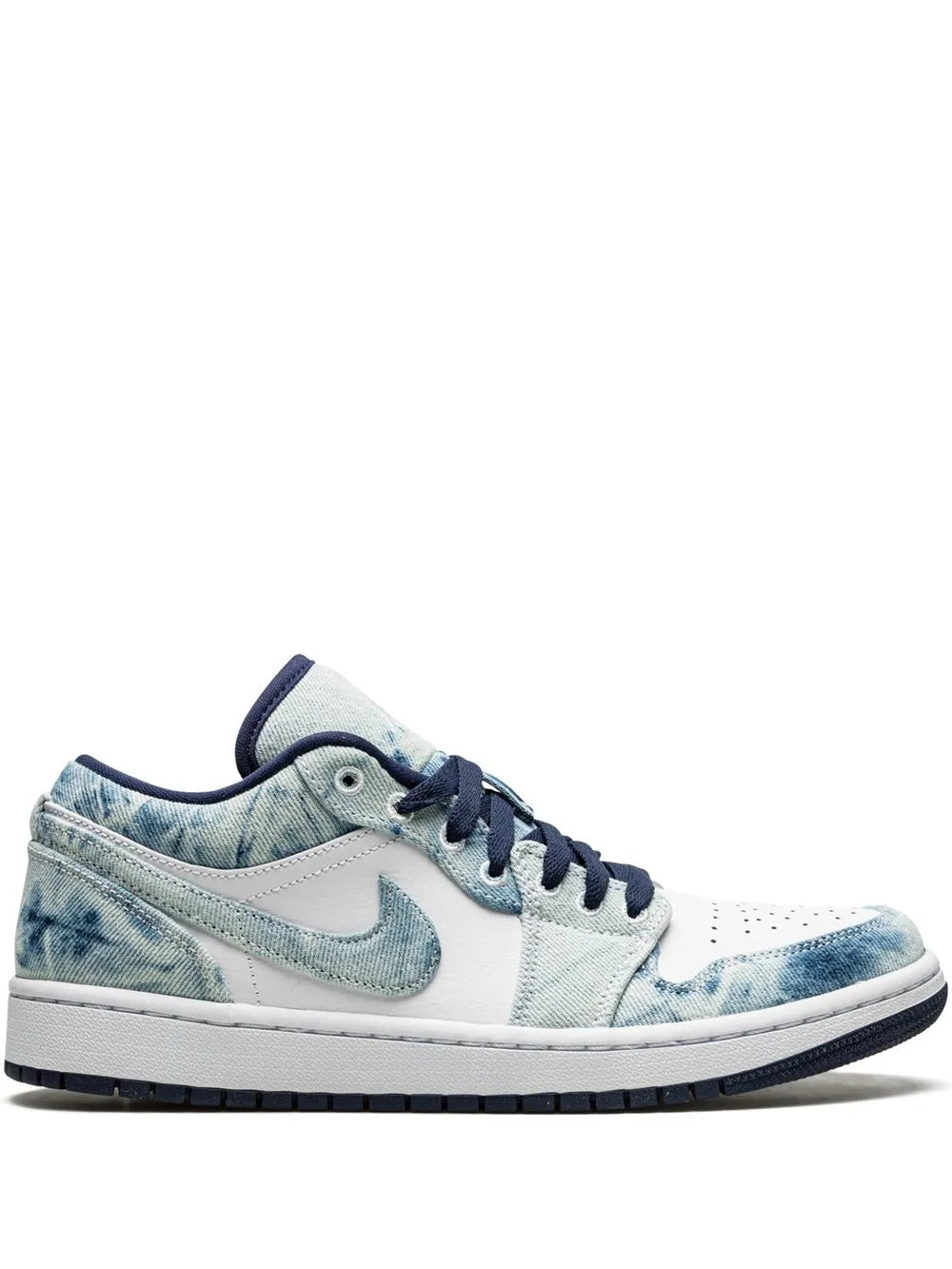 1 Low Se Washed Denim Sneakers
