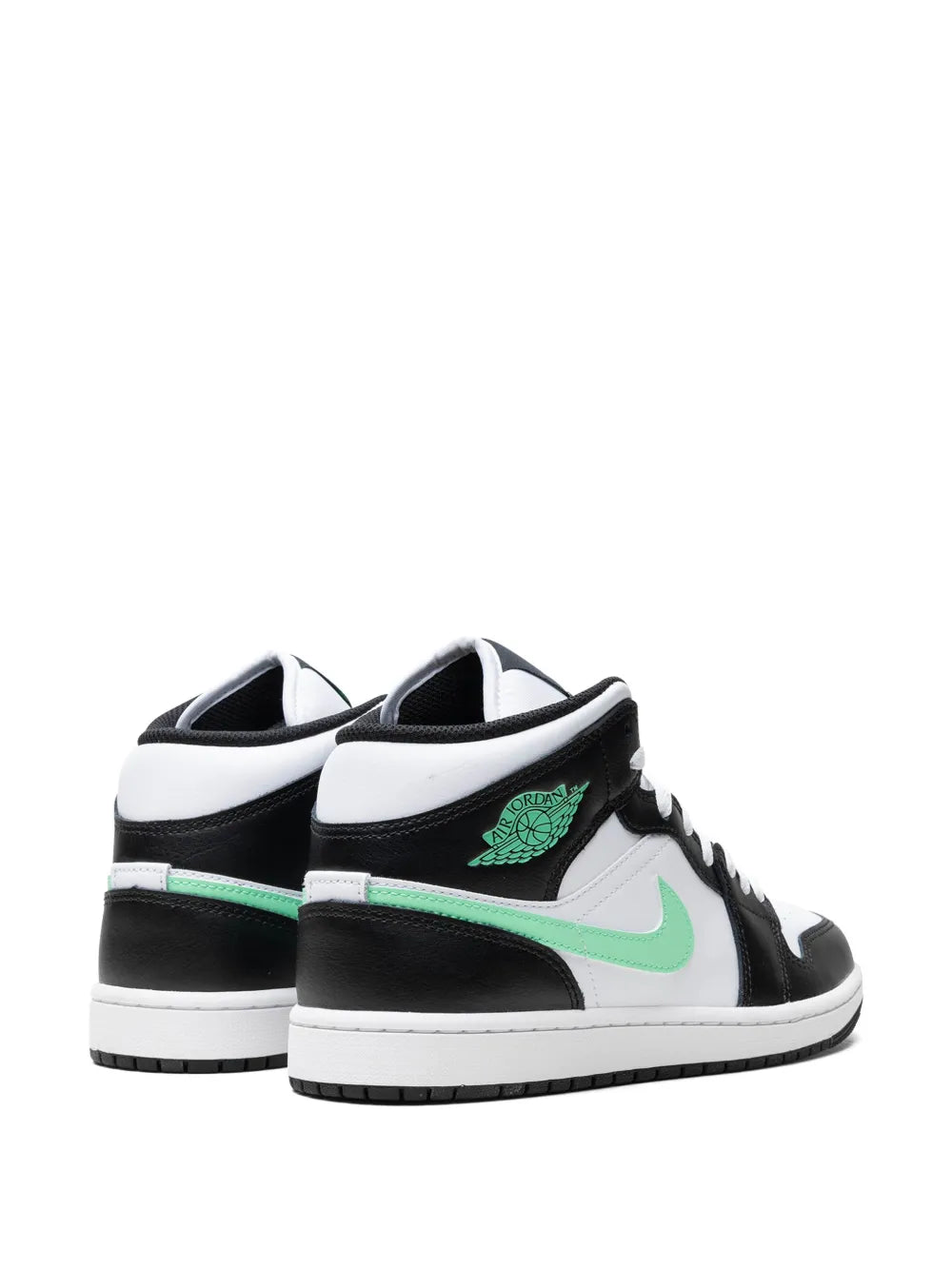 1 Mid Green Glow Sneakers