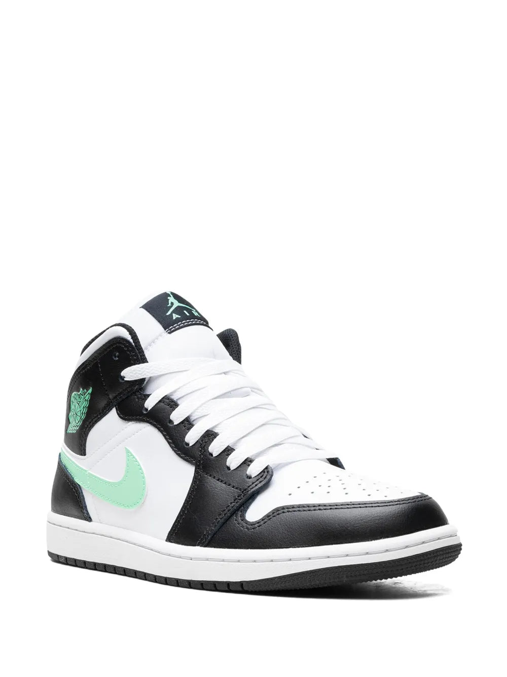 1 Mid Green Glow Sneakers